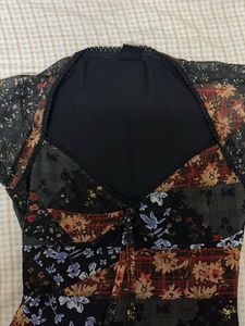 Floral Patchwork Romper
