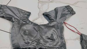 Elegant Grey Dress Material