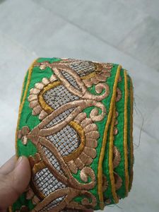 Embroidered Trim Saree And Dupatta Lace