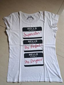 Bundle of 2 White Graphic Tees