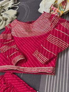 lehenga with blouse nd ruffle dupatta