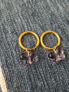 Sparkling Star &amp; Circle Earrings 1 pair pics avail