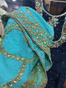 Elegant Blue Embroidered Kurta
