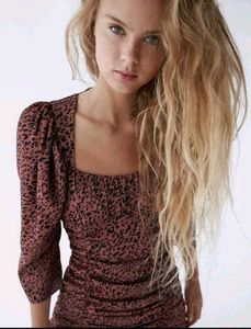 Zara printed dress