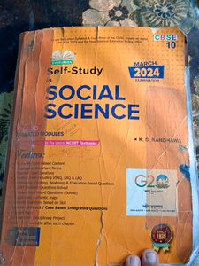Self-Study Social Science Book for Class 10