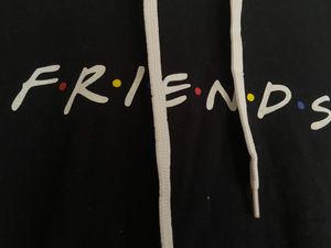 Unisex Black “FRIENDS” hoodie