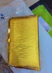 Elegant Gold Clutch with Embellishments