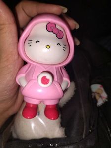 Cute Pink Hello Kitty Keychain (face change)