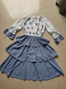 Tiered Floral Dress