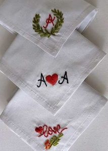 3 Hanky Embroidery 🪡 Work