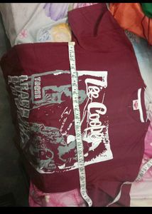 LEE COOPER Maroon Men's Tshirt