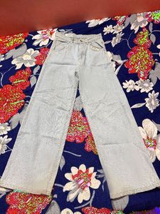 Light Wash Wide Leg Jeans
