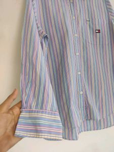 Tommy Hilfiger Striped Button-Up Shirt