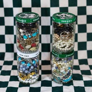 Assorted Vintage Jewelry Jars