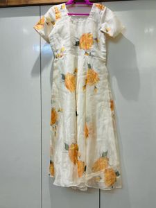 Floral Print Kurta Dress