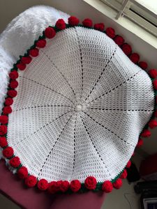 Handmade Crochet Rose Bouquet
