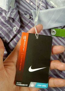 Nike Golf Striped Polo Shirt branded and OG