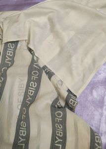 SHIEN Flared White Trousers
