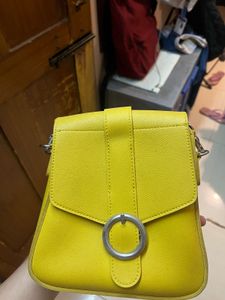 Vibrant Yellow Handbag