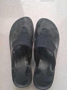 Bata Stylish Embellished Flip-Flops