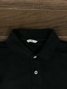 Classic Black Long Sleeve Polo Shirt