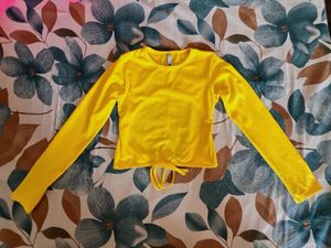 Bright Yellow Long Sleeve Tee