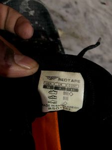 Red Tape Black Casual Sneakers