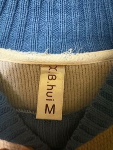 Cozy Knit Sweater with "GUGCI" Logo