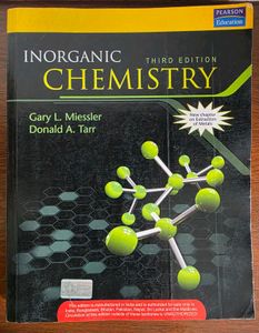 Inorganic Chemistry, 3rd Edition - Miessler & Tarr