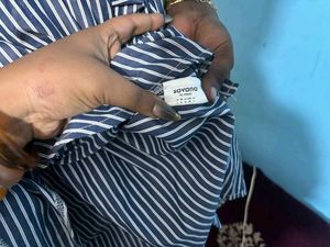 Chic Striped Button-Down Shirt