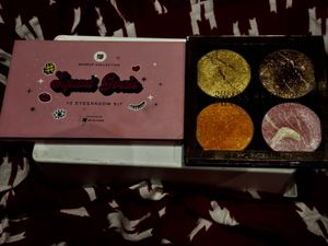 highlighters and eyeshadow