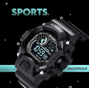 Sporty Digital Wristwatch