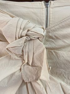 Zara Beige Knot Skirt