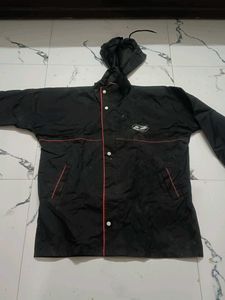 Men's Black Raincoat