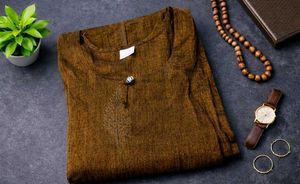 Brown Ethnic Kurta