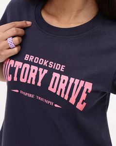 DressBerry-Typography printed tshirt