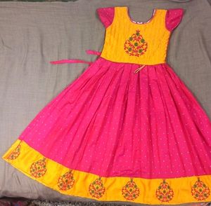 Embroide Full Frock