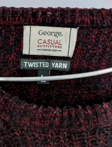 🇲🇳 Twisted Yarn Thrifted Sweater