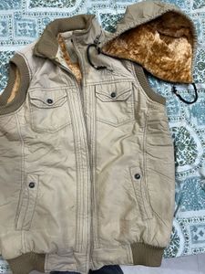Men's Sherpa Lined Hooded Jacket