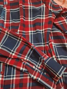 buy 1 get one free on shirts Red &amp; Black Plaid Sh
