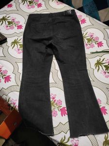💕Charcoal Black Washed Bootcut Jeans