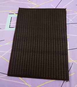 Set of 4 Dark Brown Textured Placemats