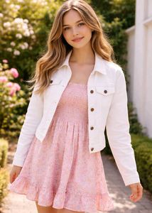 White Denim Jacket