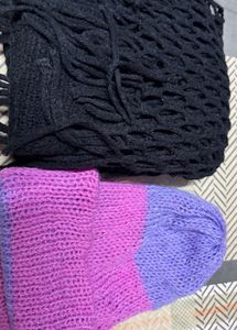 Knit Scarf and bennie