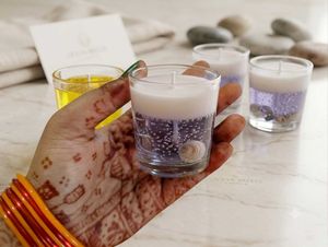 Ocean Breeze Scented Glass Candle