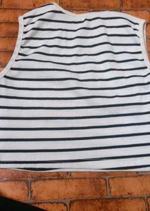 Striped Ribbed Tank Top