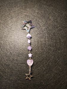 Star Charm Hair Clip with Beads
