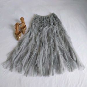 Elegant Tiered Tulle Skirt 🎐✨️