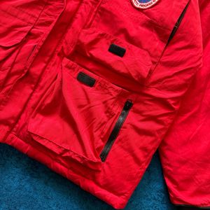 Canada Goose Red Down Puffer Jacket