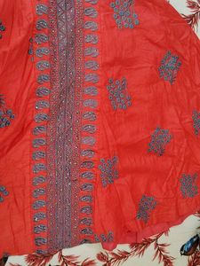 232.Beautiful Red Ethnic Gown